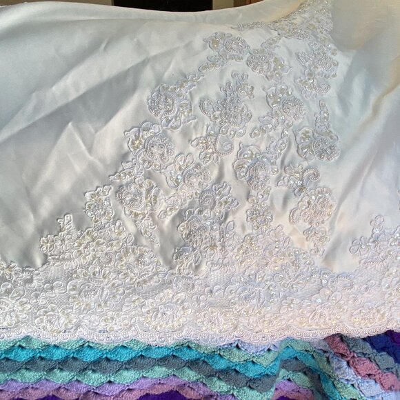 1) Wedding Gown: The Longest Train - Picture 13 of 16